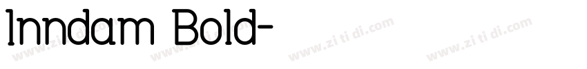 Inndam Bold字体转换